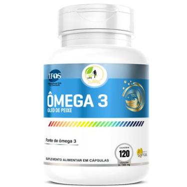Imagem de Ômega 3 EPA DHA IFOS 120 Cáps 1000mg SoftGel - Fits Life - Floral Erva