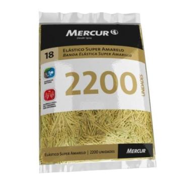 Imagem de Elástico mercur super amarelo n. 18 - c/ 2.200 pçs