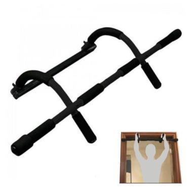 Imagem de Barra de Porta Multifuncional Musculacao para Exercicios Suporta Ate 1
