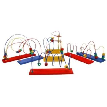 Imagem de Brinquedo Educativo Conjuntos 6 Aramados Para Bebês Infantil - Maxitoy