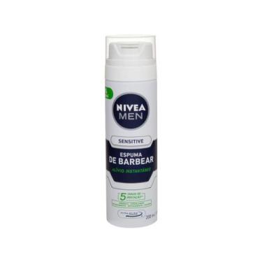 Imagem de Espuma de Barbear Nivea Men Sensitive - 200ml, 1, 200ml