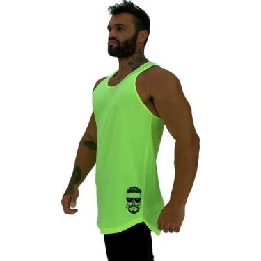 Imagem de Regata Longline Estampa Lateral Masculina MXD Conceito Caveira Estilos