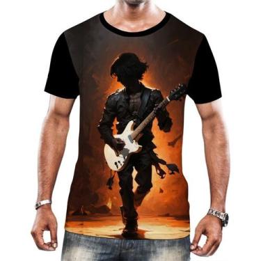Imagem de Camiseta Camisa Tshirt Animais Guitarrista Guitarra Música 2 - Enjoy S