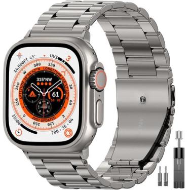 Imagem de Pulseira de Relógio EPULY Business em Aço Inoxidável para Apple Watch