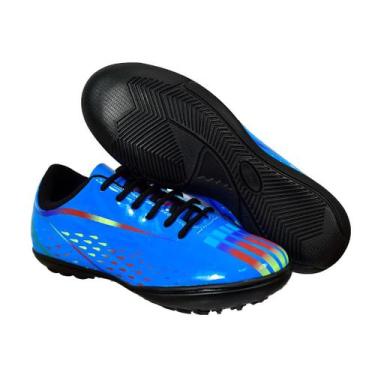 Imagem de Chuteira Adulto Futsal Edição Limitada Bola de Ouro - Sport Systen, Az