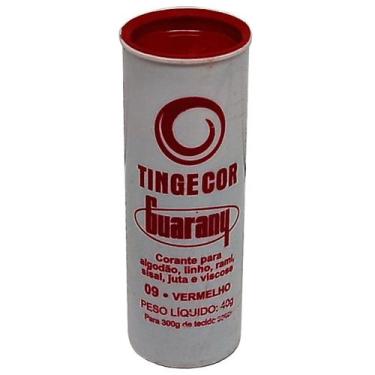 Imagem de Corante Guarany Tingecor Vermelho 40g