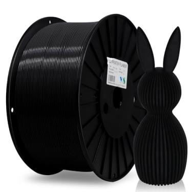 Imagem de YOUSU Filamento PETG 3KG 1,75 mm preto, filamento de impressora 3D PETG, filamento de impressão 3D PETG de rolo grande econômico para grandes projetos