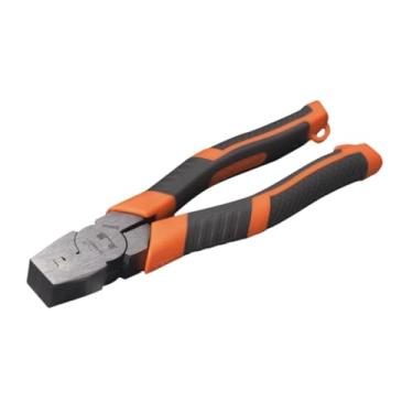 Imagem de IEUDNS Alicate de corte de entalhe com ranhura em V Alicate de bainha Ferramenta manual com cabo confortável Alicate de tesoura angular profissional premium, com Bueiro