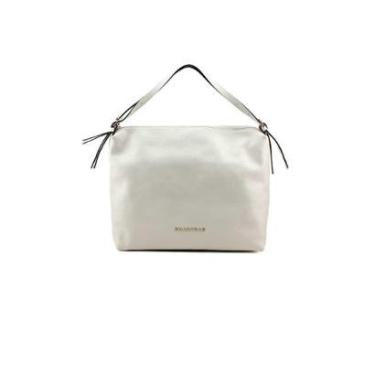 Imagem de Bolsa Feminina Smart Bag Tira Colo 77041 Couro Marfim-Feminino