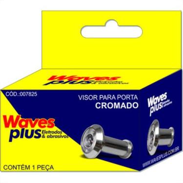 Imagem de Visor P/Porta Cromado Waves