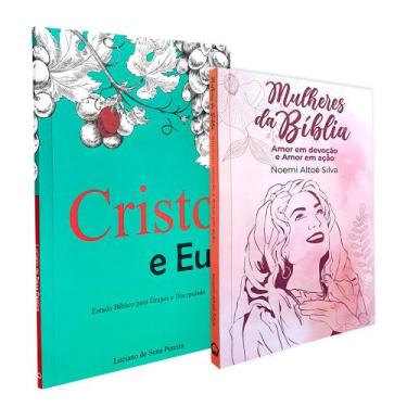 Imagem de Kit 2 Livros  Mulheres da Bíblia + Cristo e Eu  Estudo Bíblico para Gr