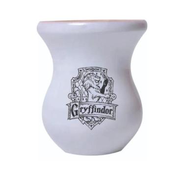 Imagem de Cuia De Madeira Branca Personalizada Harry Potter mod.09 - Mix atacadi