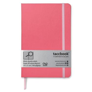 Imagem de Caderno Quadriculado taccbook Salmão 14x21 Ríg.
