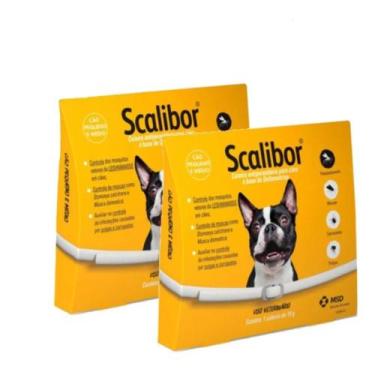 Imagem de Kit Combo Scalibor Coleira M 48cm com 2 UN - Msd