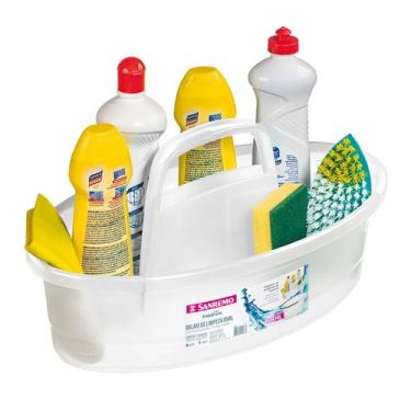Imagem de Organizador Balaio Oval Produto Limpeza Balde - Sanremo