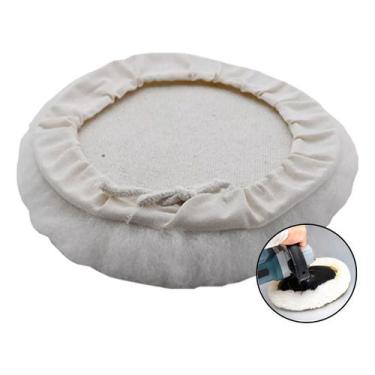 Imagem de Boina 100% Lã Carneiro Polimento Automotivo 5 Pol Politriz