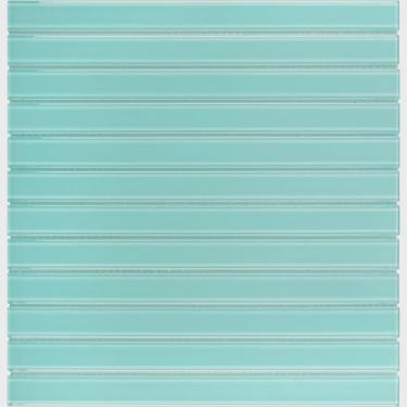 Imagem de Pastilha de Vidro Filetto 30x30,9cm Verde Água