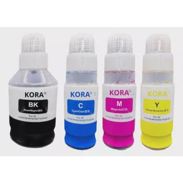 Imagem de Kit 4 Refil Tinta Compativel P/uso Canon Gl-16 G7010 G6010