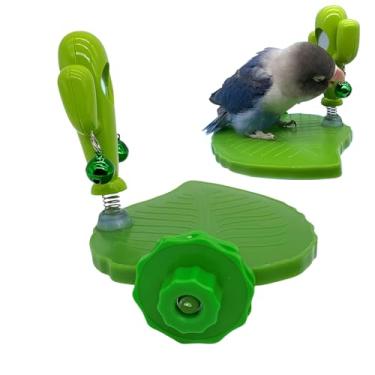 Imagem de Balanço De Atividades Para Papagaios | Parque Para Calopsitas Com Poleiros - Acessórios Enriquecimento Cognitivo Estilo Cacto Para Periquitos, Agapornis E Canários