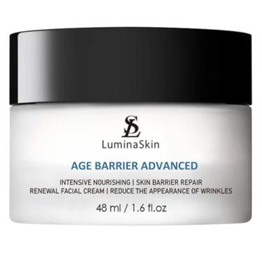 Imagem de LuminaSkin Creme Facial Age Barrier Advanced - Reparador Da Barreira Da Pele E Interrompedor Da Idade, Hidratante Antienvelhecimento Com Manteiga De Karité, Extrato De Mirtilo, Romã E Mais