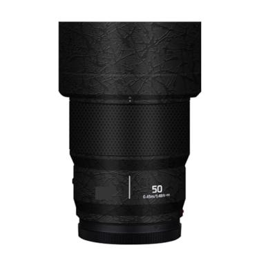 Imagem de 50 1.8 Película protetora para lente de câmera película protetora decalque adesivo anti-arranhões acessórios para Panasonic Lumix S 50 mm F1.8 (Splash Ultra Preto)