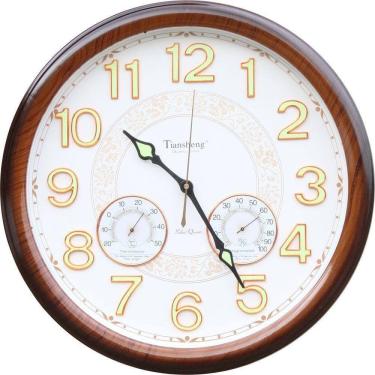 Imagem de Relógio De Parede Decorativo Tiansheng® 46cm Branco