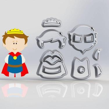 Imagem de Cortador Branca de Neve PríNcipe Modular Tamanho 6cm