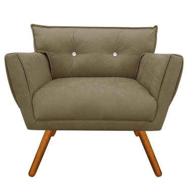 Imagem de Poltrona Anitta Suede Marrom