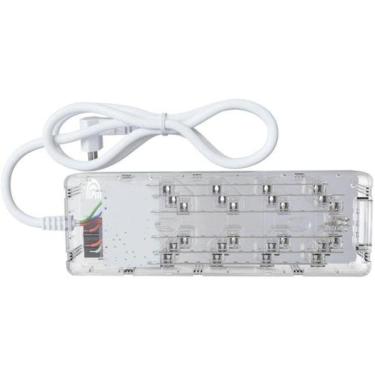 Imagem de Filtro de Linha 8 Tomadas Transparente 3P DPS