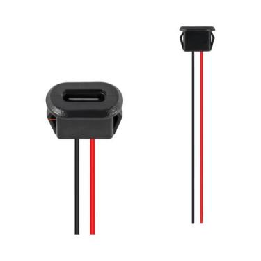 Imagem de Cabo Pigtail USB-C Fêmea Tipo-C À Prova d'Água 2P Com Fio De Solda Par