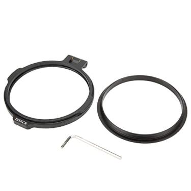 Imagem de QANYEGN Suporte do filtro de lente, anéis de adaptador de lentes de vários tamanhos, lente de lentes de liga de alumínio Rings de filtro para lentes de grande angular, lentes primá (82mm)