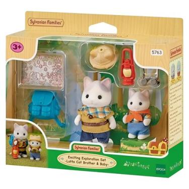 Imagem de Sylvanian Families Irmão e Bebê Gatos de Leite Epoch 5763