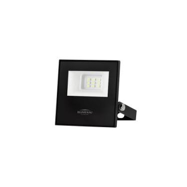 Imagem de Refletor Blumenau Led Play 10W Preto Bivolt, 6500K Luz Branca