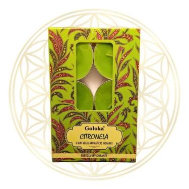 Imagem de Vela Aromática Para Rechaud Indiana Goloka, CITRONELA