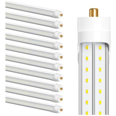 Imagem de Lâmpada LED 75W 9500 Lumens 5000K Branca com Base T8, T10, T12, 10 Unidades, ELEKICO, Branco