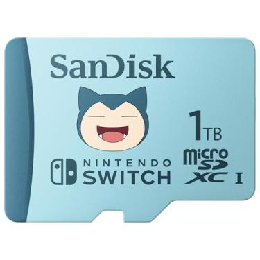Imagem de SanDisk Cartão microSDXC de 1 TB licenciado para Nintendo Switch, Pokémon Snorlax Edition - SDSQXAO-1T00-GN6ZK