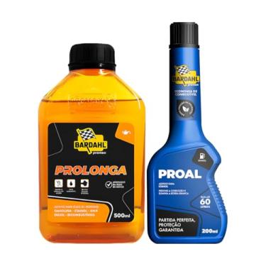 Imagem de Kit Aditivo Prolonga 500ml Proal 200ml Álcool Etanol Bardahl