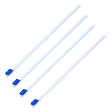 Imagem de YBEATY Cortador de plástico com 4 peças, autoadesivo, substituição, alimento, aderente, envelope, cortador de rolo de 30,48 cm, dispensadores de corte rápido para papel encerado, folha de alumínio