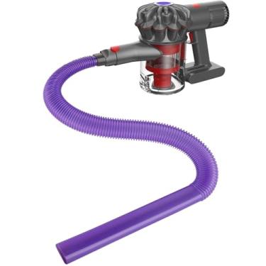 Imagem de Sealegend Kit de limpador de ventilação de secador compatível com Dyson secador de fiapos acessório para aspirador de pó Dyson V7 V8 V10 V11 V12 V15 etc. Aspirador de pó sem fio remove fiapos roxos