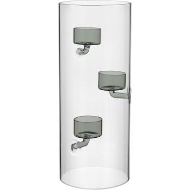 Imagem de Castiçal 3 Velas Borossilicato 30x12x12cm Transparente