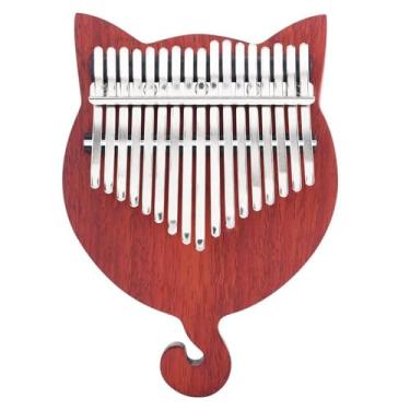 Imagem de Piano de dedo de piano de polegar Kalimba de 17 teclas kalimba profissional