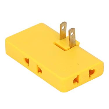 Imagem de LiebeWH 5 Unidades Padrão Dos EUA 1 a 3 Adaptadores de Tomada de Energia Adaptadores de Conversor de Viagem Rotação de 180 °, Tomadas de Conversor de Energia Plugue de Parede, Uso Prático para Ampla