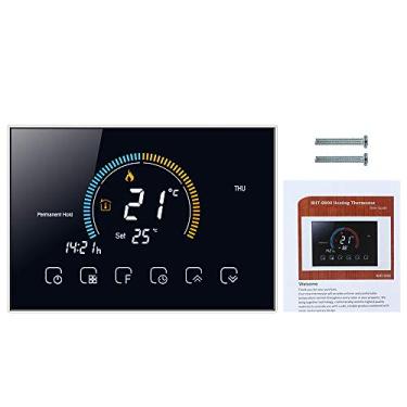 Imagem de Phefop Termostato Programável Inteligente, 95 a 240 V APP Controle Touchscreen Display LCD Estação Meteorológica do Termostato para Shoppings de Escritórios Domésticos (Não-wi-fi)