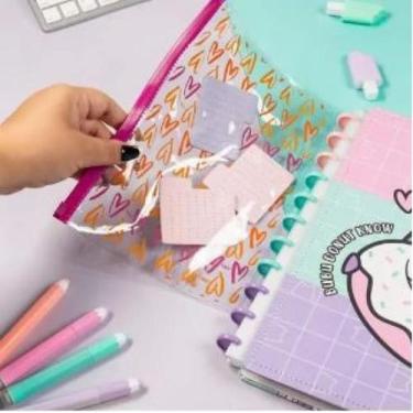 Imagem de Necessaire ziplock g frases cores e amores38782 - UATT, 3