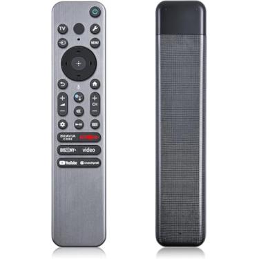 Imagem de RMF-TX910U Controle remoto de voz de substituição para Sony BRAVIA/XR OLED/Full Array LED/4K Ultra HD/QD-OLED/Mini LED Series 2023 Smart TVs funciona para controle remoto Sony