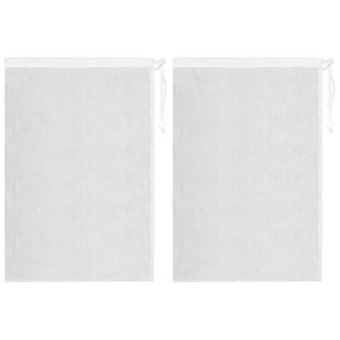 Imagem de SAVITA 2 Peças De Bolsa Limpeza Piscina 16 X 24", Substituição Malha Fina Para Aspirador Pó, Cabo Puxar E Travar, Rede Filtro Leaf Master/Eater/Gulper Piscinas, Lagos Aquários