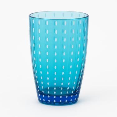 Imagem de Kit com 6 Copos para Água em Vidro Cristalino Coloratta 350ml Cores Sortidas