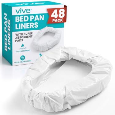 Imagem de Vive Forros De Comadre Para Homens E Mulheres Com 48 Almofadas Absorventes Descartáveis - Comadre Qualificada Para Hsa/Fsa Para Mulheres E Homens Idosos - Pacote Econômico Com 48 Unidades, Ajuste Un