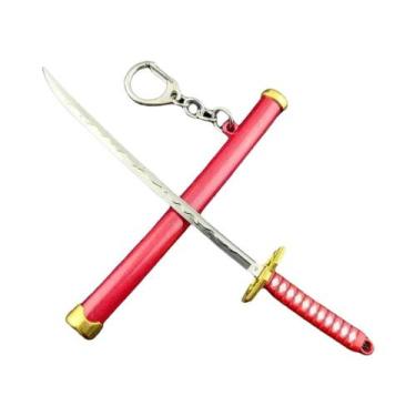 Imagem de Chaveiro De Mini Espada Samurai Roronoa Zoro Para Homens, Katana De An