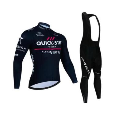 Imagem de Conjunto De Calças E Camisa Térmica De Inverno Para Ciclismo Masculino